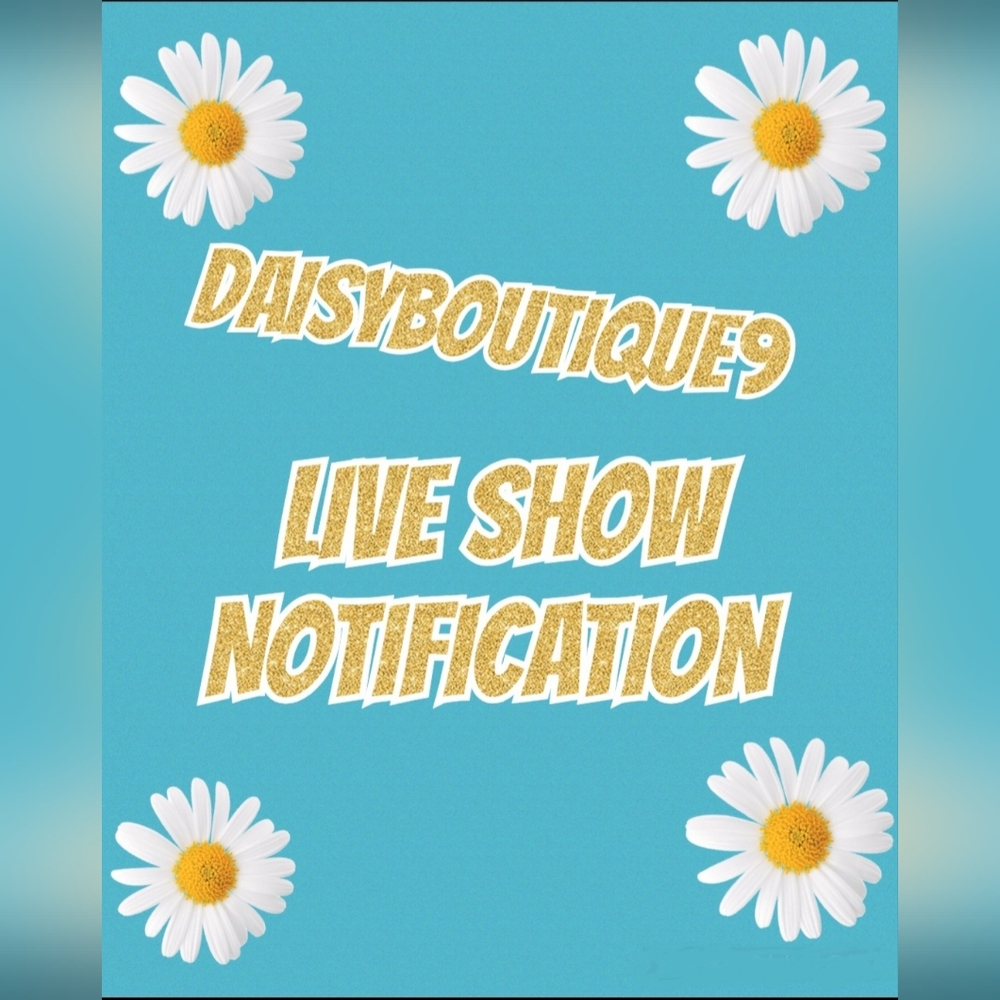 Posh Live Show Notifications!! ❤️
